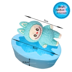 Khuôn Silicon - Labubu Nhỏ - Trơn Lớn