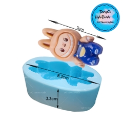 Khuôn Silicon - Labubu Nhỏ - Mặc Yếm