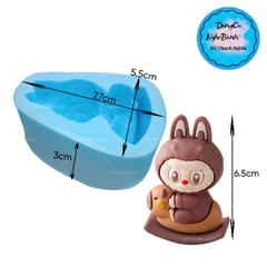 Khuôn Silicon - Labubu Nhỏ - Cưỡi Capybara