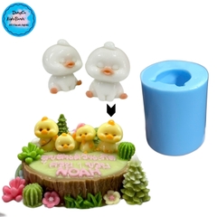 Khuôn Silicon - Động Vật - Vịt Ngồi Chu Mỏ