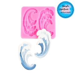 Khuôn Silicon - Biển - Ngọn Sóng 2c - 6.5cm