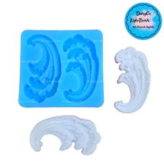 Khuôn Silicon - Biển - Ngọn Sóng 2c - 6.5cm