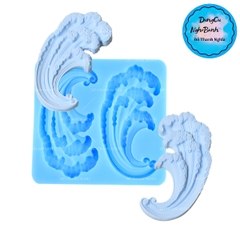 Khuôn Silicon - Biển - Ngọn Sóng 2c - 6.5cm