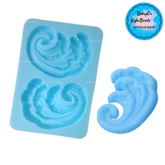Khuôn Silicon - Biển - Ngọn Sóng 2c - 5.5cm