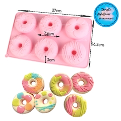 Khuôn Silicon - Vòng Donut 6c - 7.2cm