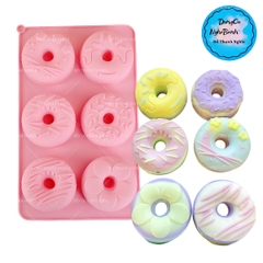 Khuôn Silicon - Vòng Donut 6c - 7.2cm