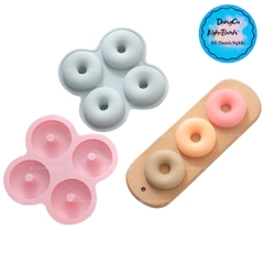 Khuôn Silicon - Donut - Vĩ 4C 7cm