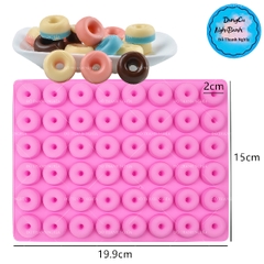 Khuôn Silicon - Donut - Chip 2cm 48c