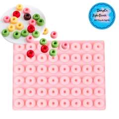 Khuôn Silicon - Donut - Chip 2cm 48c