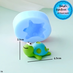 Khuôn Silicon - Biển - Con Rùa 4.5cm