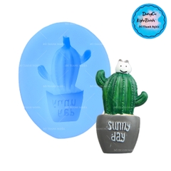 Khuôn Silicon - Sen Đá Sunny - Gấu