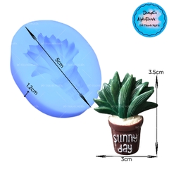 Khuôn Silicon - Sen Đá Sunny - Bụi