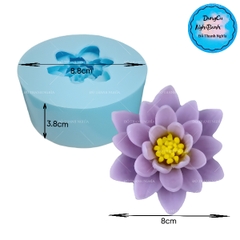 Khuôn Silicon - Hoa Súng - 8.5cm