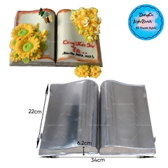 Khuôn Nhôm - Cao 8cm - Cuốn Sách