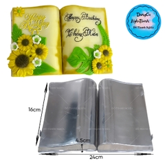 Khuôn Nhôm - Cao 8cm - Cuốn Sách