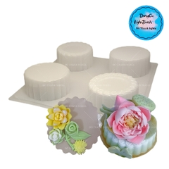 Vĩ Nhựa PP - Chữ 9cm - YB379 - Viền Vàng - Trơn