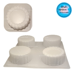 Vĩ Nhựa PP - Chữ 9cm - YB379 - Viền Vàng - Trơn