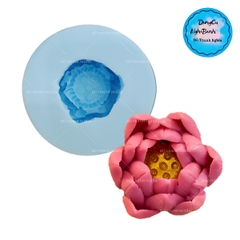 Khuôn Silicon - Hoa Sen Thái Mini - hoa sen 5.5cm