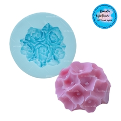 Khuôn Silicon - Chùm Hoa Cẩm Tú Cầu - 6cm