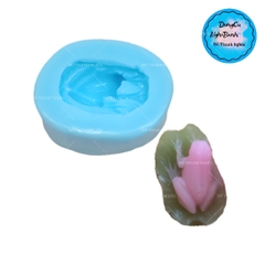 Khuôn Silicon - Hoa Sen Thái Mini - con ếch nhỏ