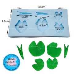 Khuôn Silicon - Lá Sen - 6c - Thái