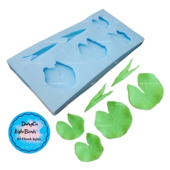 Khuôn Silicon - Lá Sen - 6c - Thái