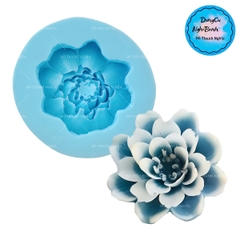 Khuôn Silicon - Hoa Thược Dược - 10.5cm - Đại Đóa