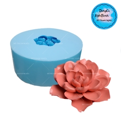 Khuôn Silicon - Hoa Sen Thái Nở - 10.5cm - Nụ Hồng