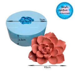 Khuôn Silicon - Hoa Sen Thái Nở - 10.5cm - Nụ Hồng