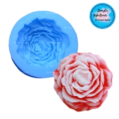 Khuôn Silicon - Hoa Mẫu Đơn - 5.8cm - Nhuỵ Xoè