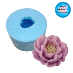 Khuôn Silicon - Hoa Mẫu Đơn - Nhuỵ 3 Tầng Mã Số 22 5.5cm