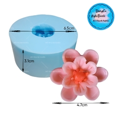 Khuôn Silicon - Hoa Mai Đào - 4.7cm - 2 Tầng 12 Cánh a3
