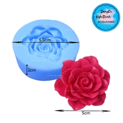 Khuôn Silicon - Hoa Hồng Cánh Tim