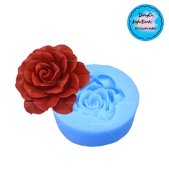 Khuôn Silicon - Hoa Hồng Cánh Tim