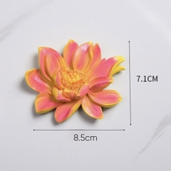 Khuôn Silicon - Mặt Ép Hoa Sen - Sen Cánh Rũ 10cm