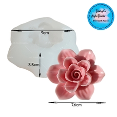 Khuôn Silicon - Hoa Cúc - Cánh Thẳng - 7.6cm