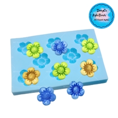 Khuôn Silicon - Hoa Mai Đào 8c 1.9cm