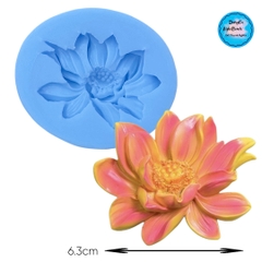 Khuôn Silicon - Mặt Ép Hoa Sen - 7cm Sen Cánh Rũ