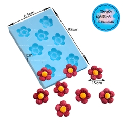 Khuôn Silicon - Hoa Mai Đào 8c 1.9cm
