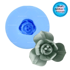 Khuôn Silicon - Hoa Lan - 4.8cm - Nhụy 3 Tầng