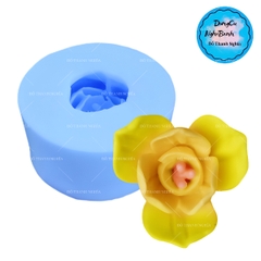 Khuôn Silicon - Hoa Lan - 4.8cm - Nhụy 3 Tầng
