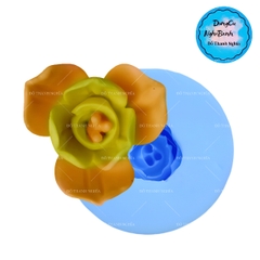 Khuôn Silicon - Hoa Lan - 4.8cm - Nhụy 3 Tầng