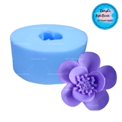Khuôn Silicon - Hoa Lan - 4.8cm - Nhụy Mai 2 Tầng
