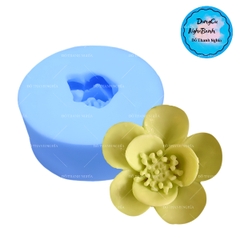 Khuôn Silicon - Hoa Lan - 4.8cm - Nhụy Mai 2 Tầng