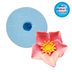 Khuôn Silicon - Hoa Lan Nhụy 5 Cánh 6cm - 6cm - Nhụy 5 Cánh
