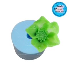 Khuôn Silicon - Hoa Lan Nhụy 5 Cánh 6cm - 6cm - Nhụy 5 Cánh