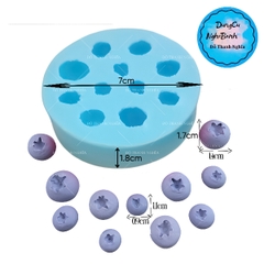 Khuôn Silicon - Trái Cây Berry - Việt Quất 0.9-1.7cm - 11c