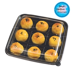 Hộp Nhựa - Vuông 9 Ngăn JHL999 - 21x21x5cm Đế đen