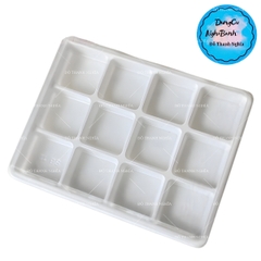 Hộp Nhựa Đế Trắng 12 Ngăn - 12 Ô