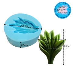 Khuôn Silicon - Lá Mao Lương